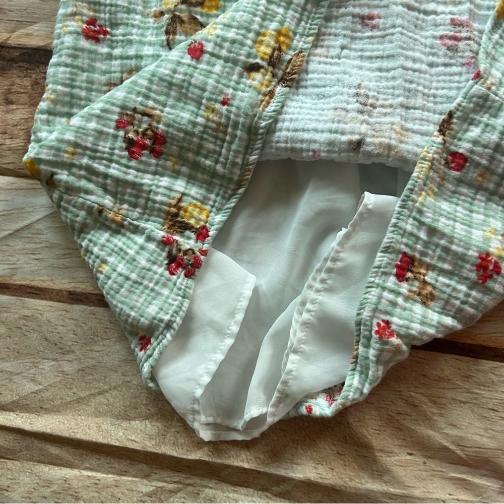 Altar’d State Gingham Fruit Dress Size Small - Picture 5 of 7